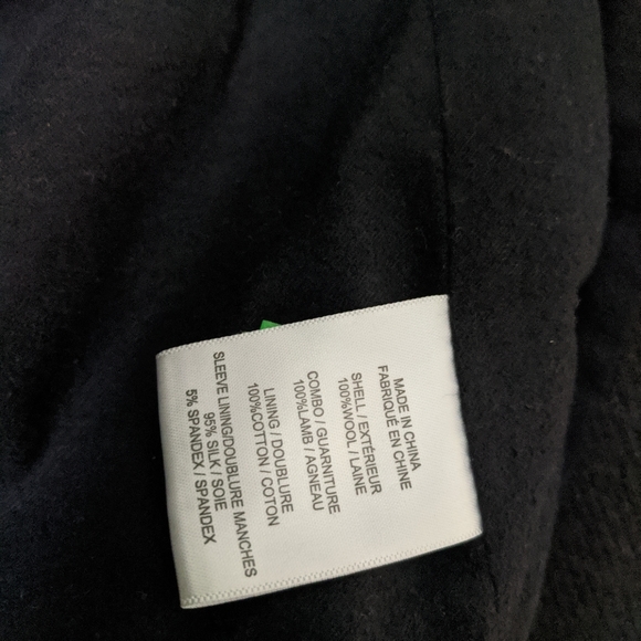 Helmut Lang Black Wool & Leather Moto Jacket M - Picture 12 of 13